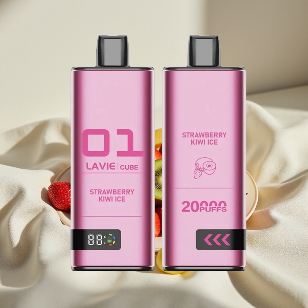 Lavie Cube 20000 Pufări Tutun Sare 28ML Căpșună Kiwi Gheață
