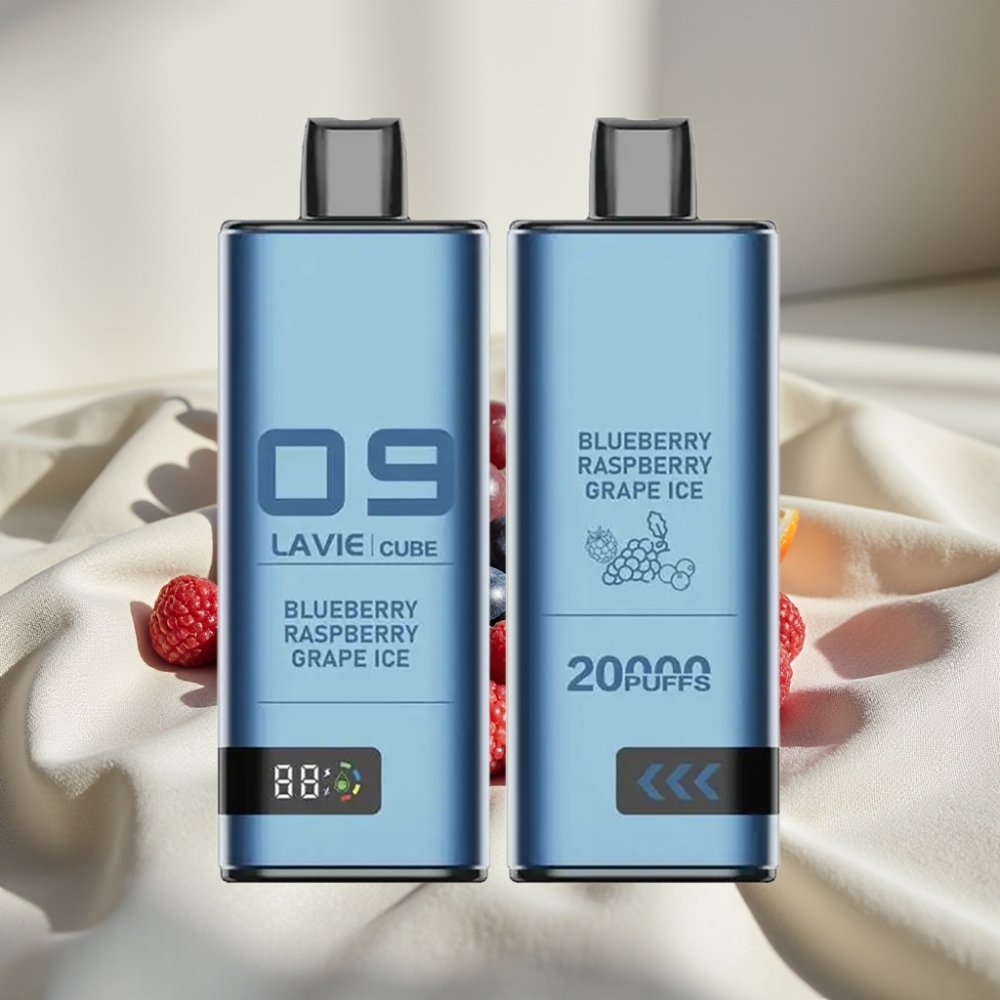 Lavie Cube 20000 Pufuri Vape Disposable Afine Zmeură Gheață Albastră