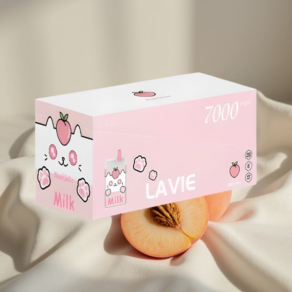 LAVIE Milk 7000 Pufă Suck de piersici 16ML 5% distributor Romania