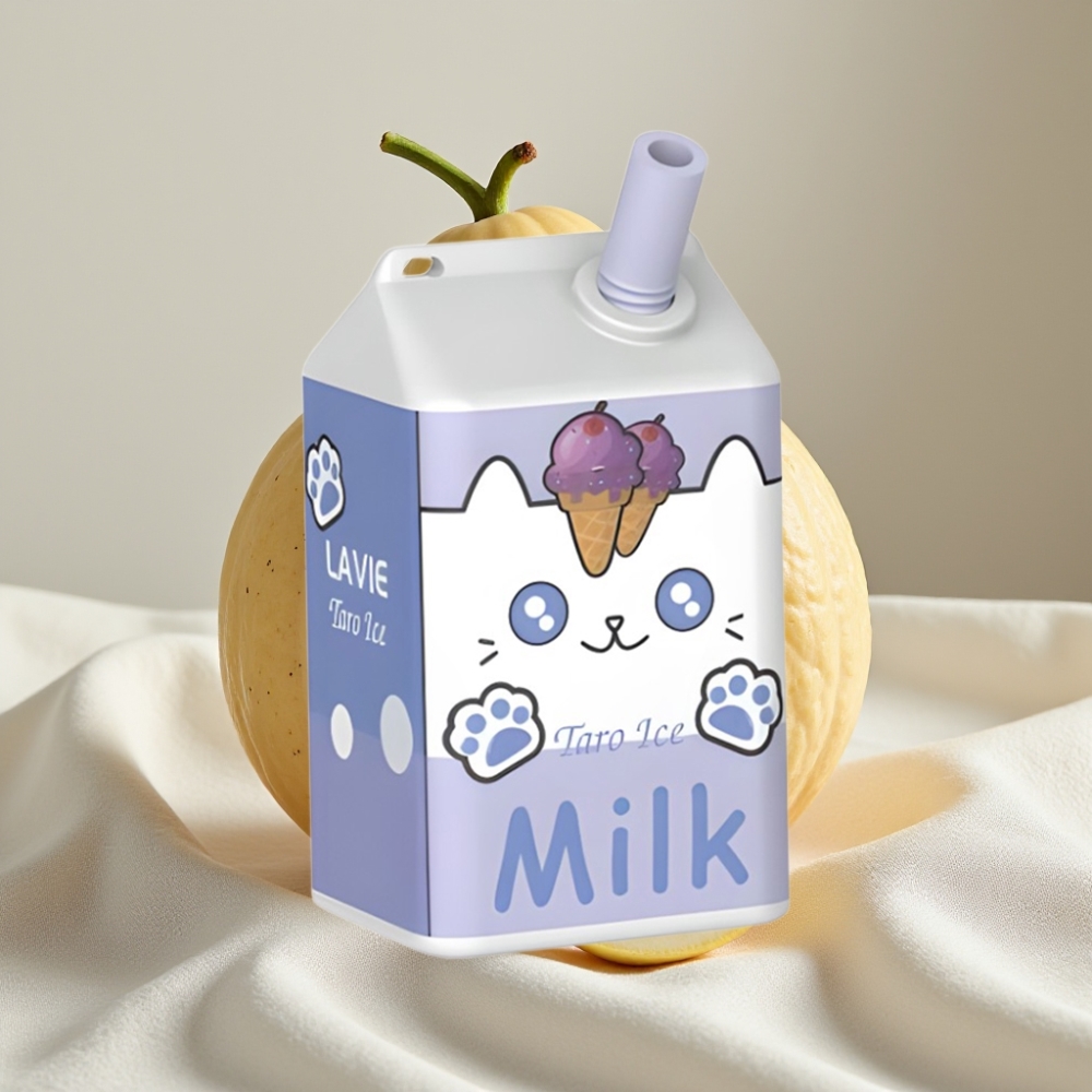 LAVIE Milk 7000 Puffs 16ML Taro Gheață 5% Nicotină distributor Romania