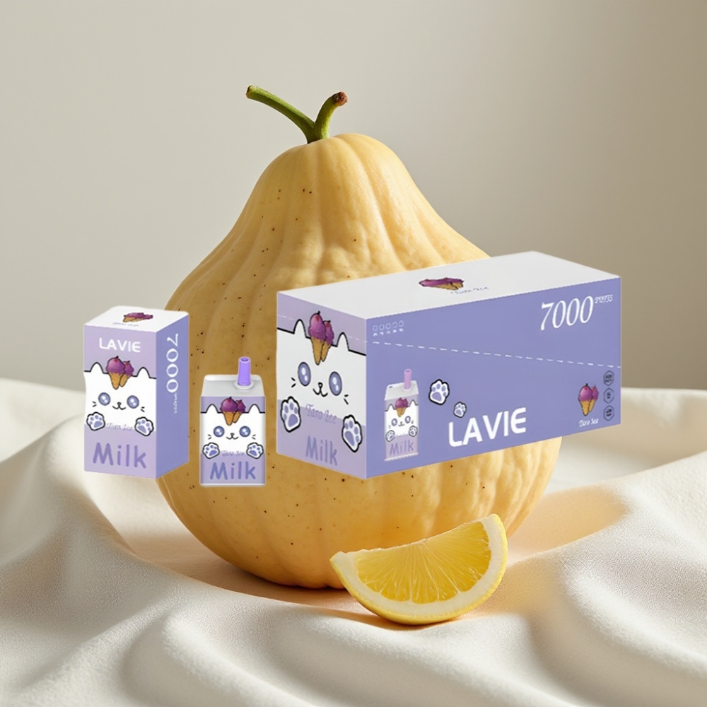 LAVIE Milk 7000 Puffs 16ML Taro Gheață 5% Nicotină distributor Romania