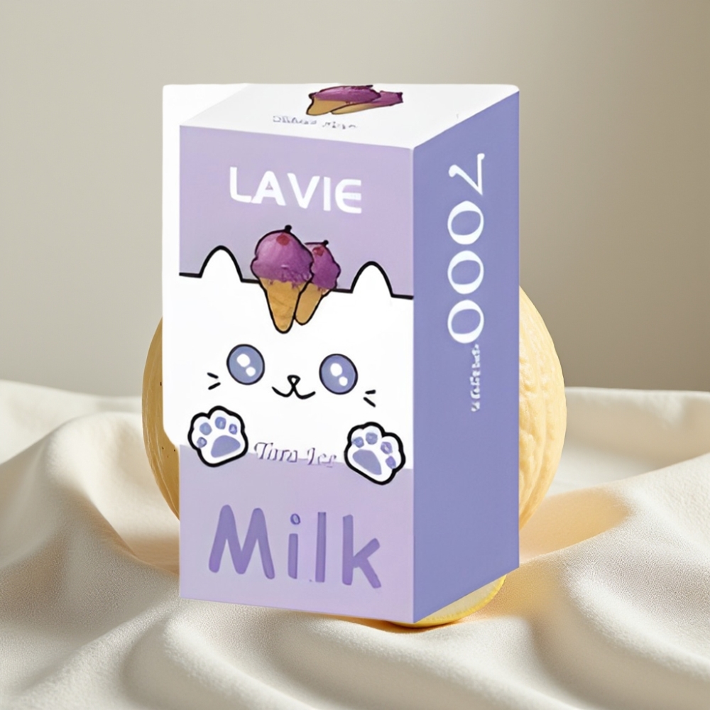 LAVIE Milk 7000 Puffs 16ML Taro Gheață 5% Nicotină distributor Romania