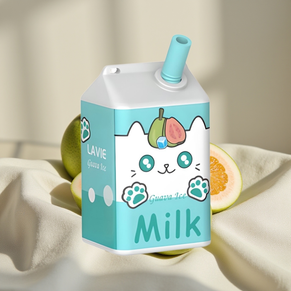 LAVIE Milk 7000 Puffs Guava Gheață 16ML 5% Nicotină
