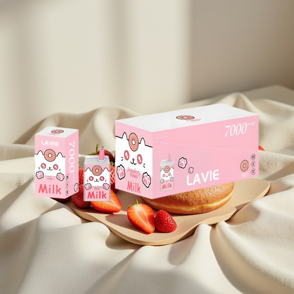 LAVIE Milk 7000 Pufuri Fără Nicotină 16ML Capsuni Donut