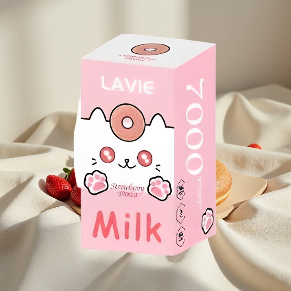 LAVIE Milk 7000 Pufuri Fără Nicotină 16ML Capsuni Donut