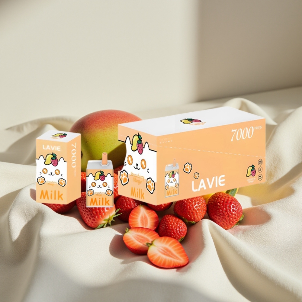LAVIE Milk 7000 Pufuri Fără Nicotină 16ML Capsuni Mango