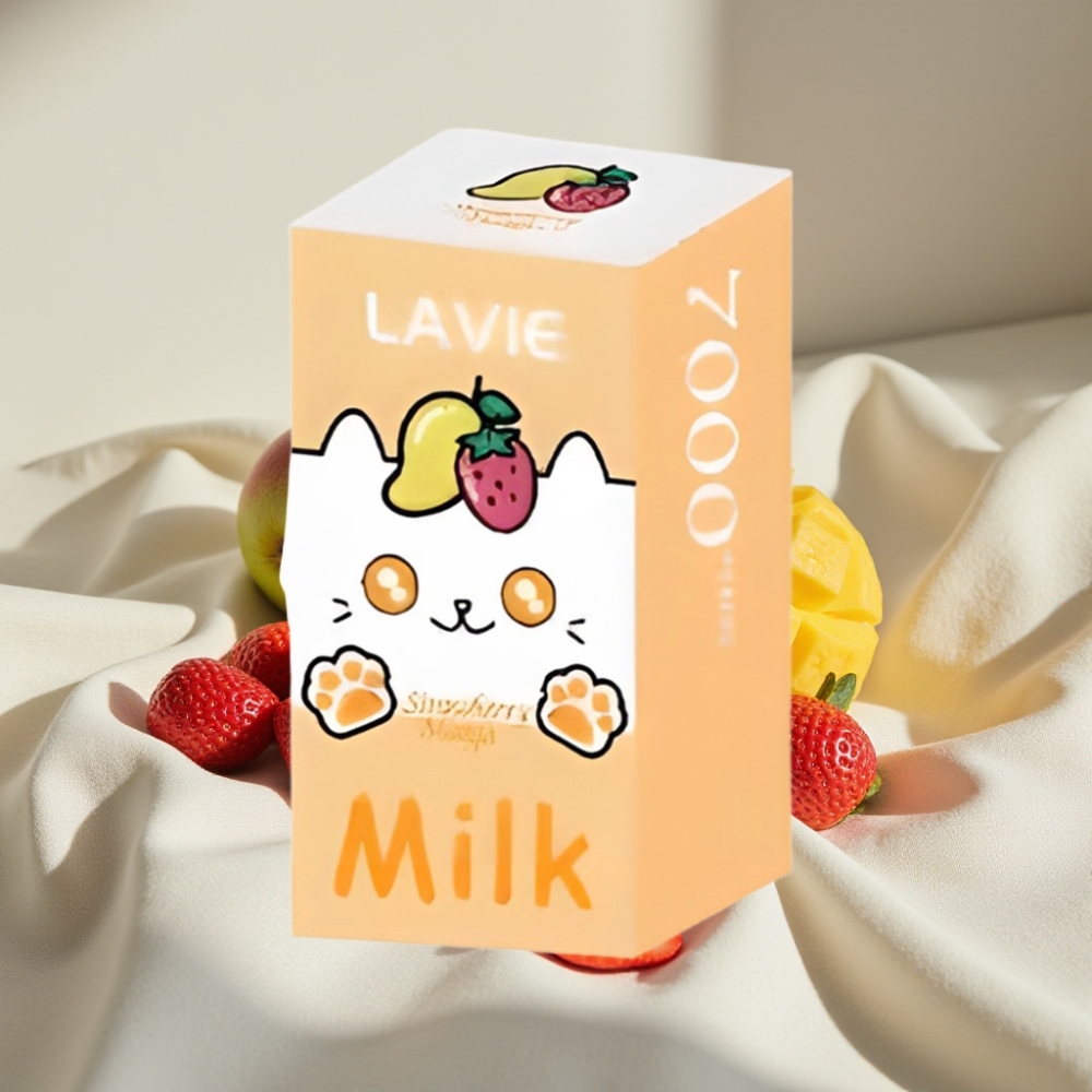 LAVIE Milk 7000 Pufuri Fără Nicotină 16ML Capsuni Mango