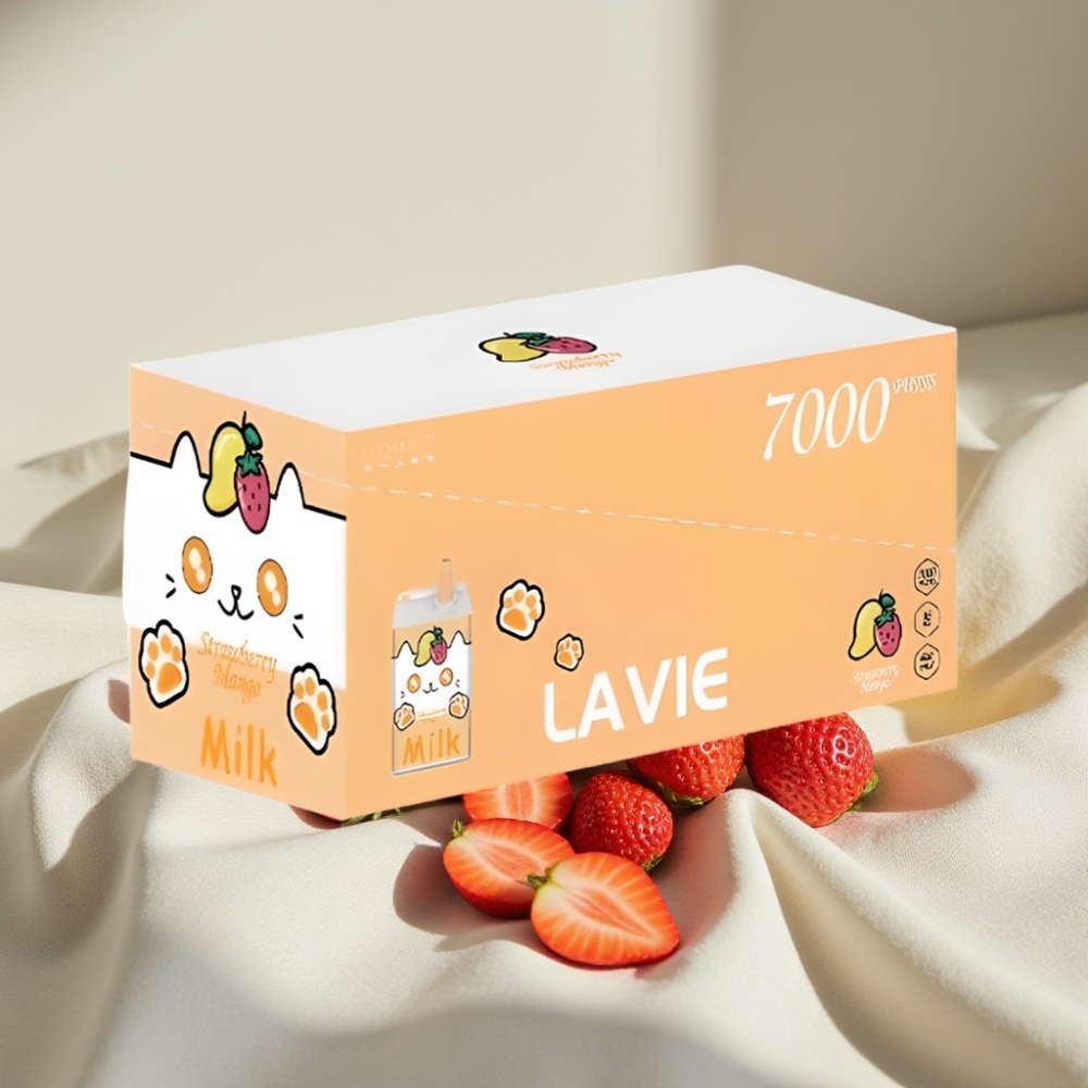LAVIE Milk 7000 Pufuri Fără Nicotină 16ML Capsuni Mango