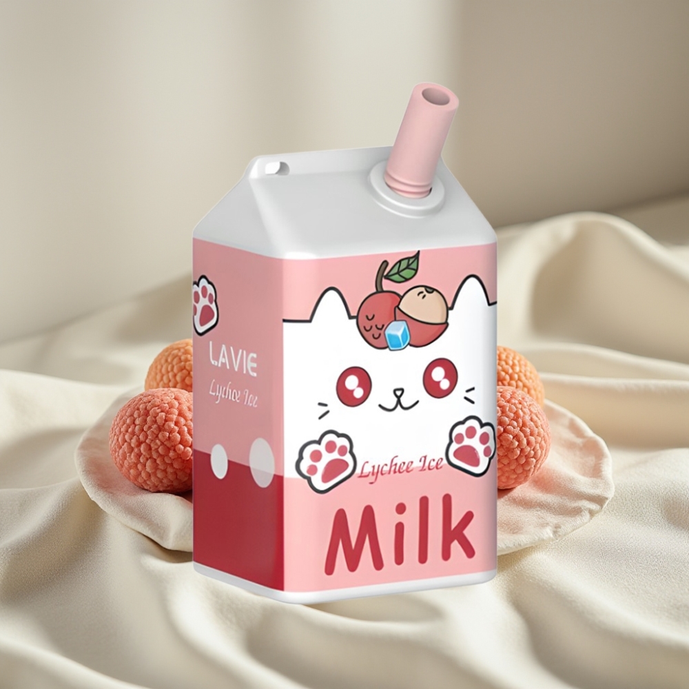 LAVIE Milk 7000 Pufuri Litchi Gheață 16ML 5% Nicotină