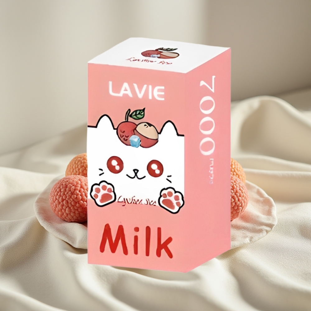 LAVIE Milk 7000 Pufuri Litchi Gheață 16ML 5% Nicotină