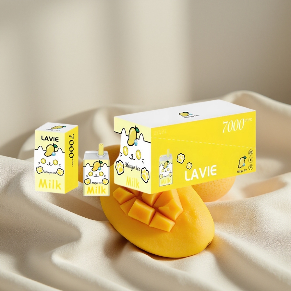 LAVIE Milk 7000 Pufuri, Mango Gheață, 16ML, 5% Nicotină