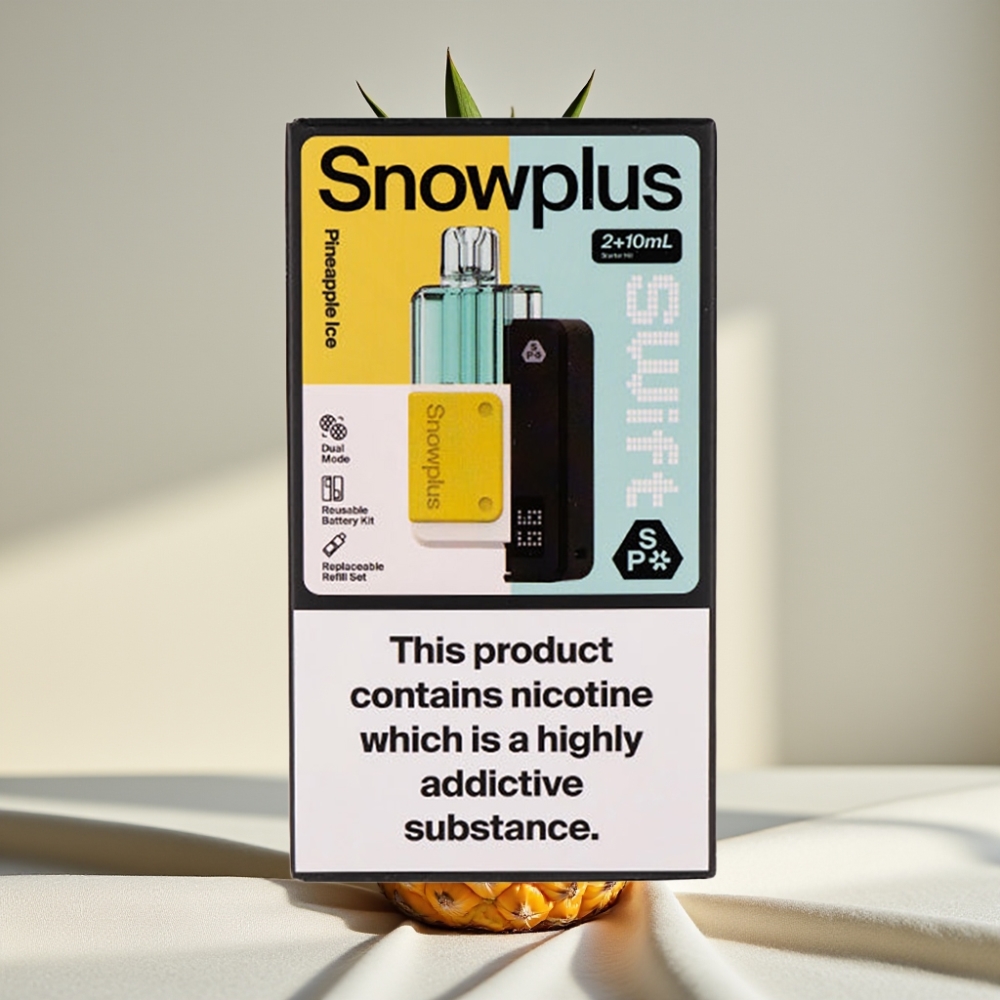 Snowplus Swift 5000 Puffs Pod Kit Ananas Gheață 1000mAh 2+10ml 2%
