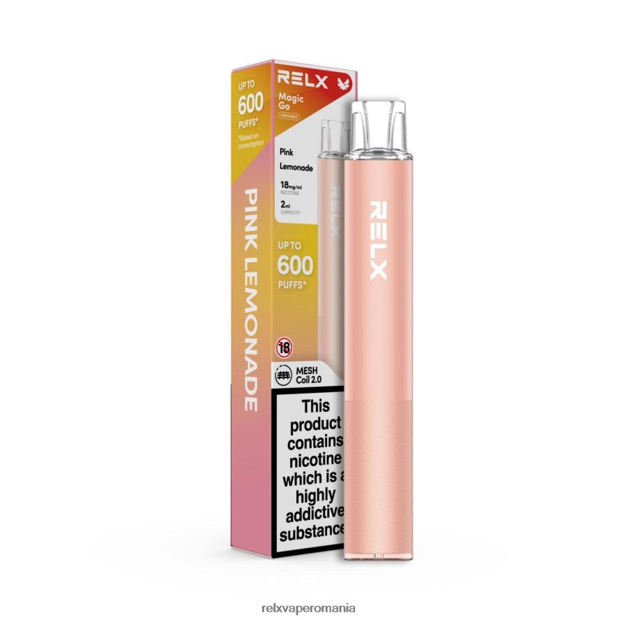 RELX MagicGo ga600 limonadă roz L8N2VJ44 RELX Vape Bucureşti