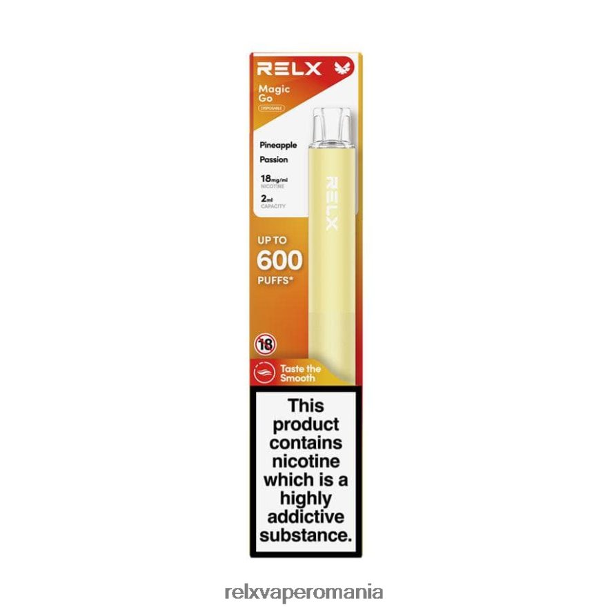 RELX MagicGo ga600 pasiunea ananasului L8N2VJ39 Order RELX Pods