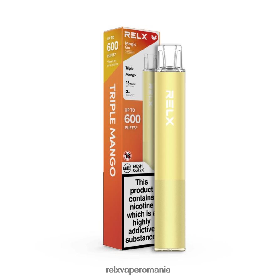 RELX MagicGo ga600 triplu mango L8N2VJ47 RELX Vape Price