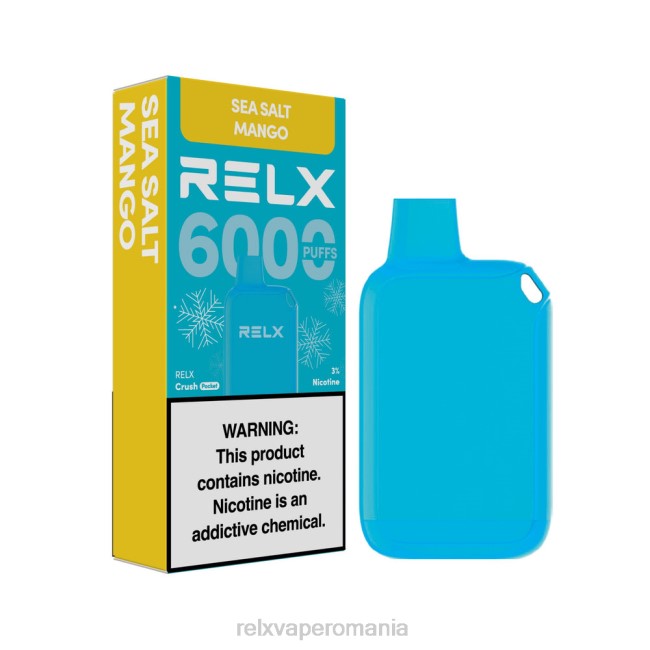 RELX Flavors - RELX Crush Pocket 6000 de gheață sare de mare mango P88013