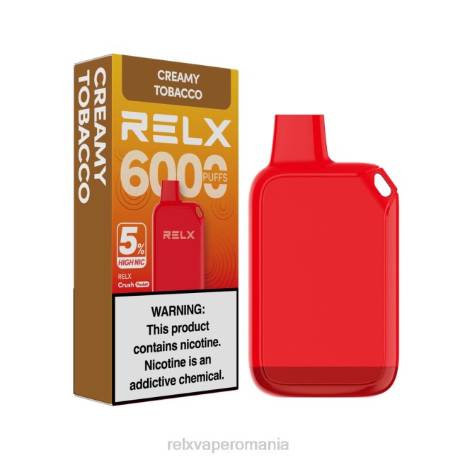 RELX Nicotina - RELX Crush Pocket 6000 5% mare nic tutun cremos P88028