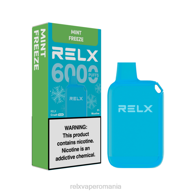 RELX Order Online - RELX Crush Pocket 6000 de gheață congela menta P88012