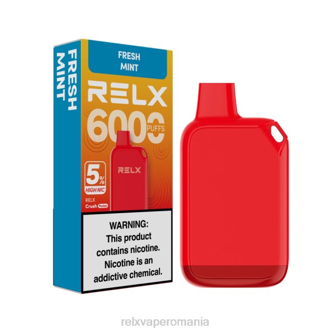 RELX Romania - RELX Crush Pocket 6000 5% mare nic mentă proaspătă P88029