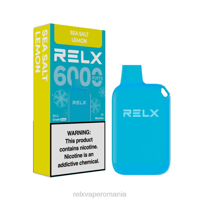RELX Vape Price - RELX Crush Pocket 6000 de gheață sare de mare lamaie P88011